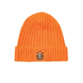 SHIMUCHAN LOGO KNIT HAT IN CORAL