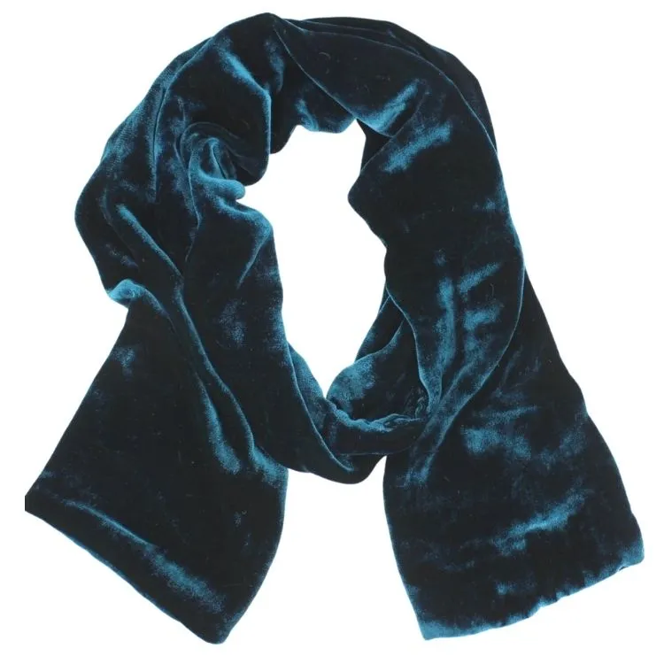 Silk Velvet Oblong Scarf