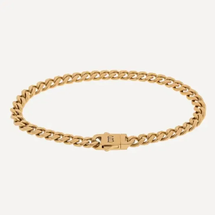 Svelte Stephen SS Bracelet - Matt Gold