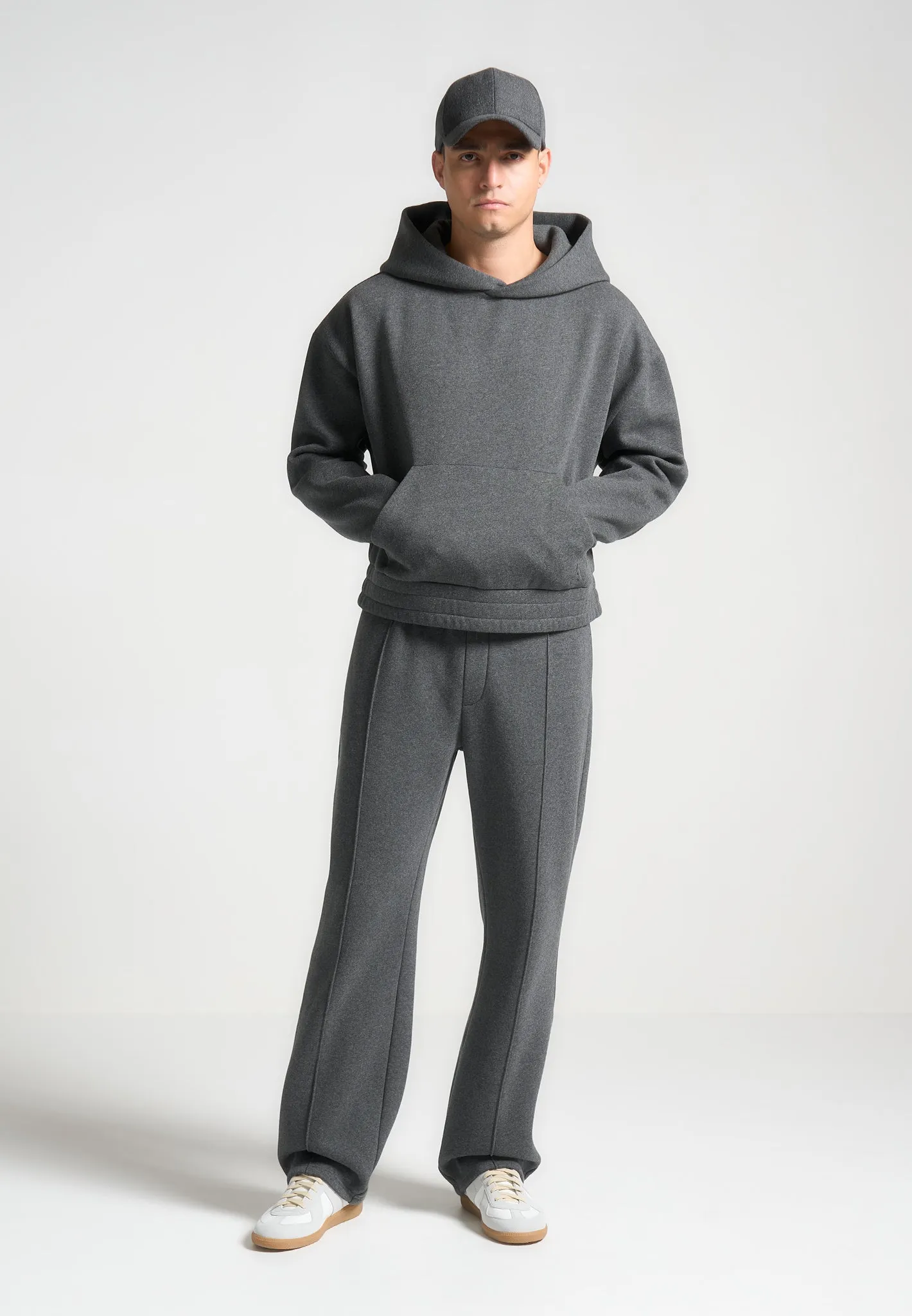 Éternel Pintuck Joggers - Dark Grey