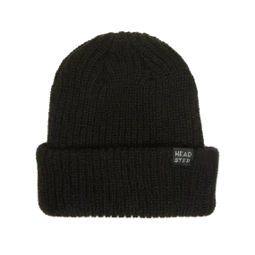 The Minimal Knit Beanie by Headster - Noir - KIDS