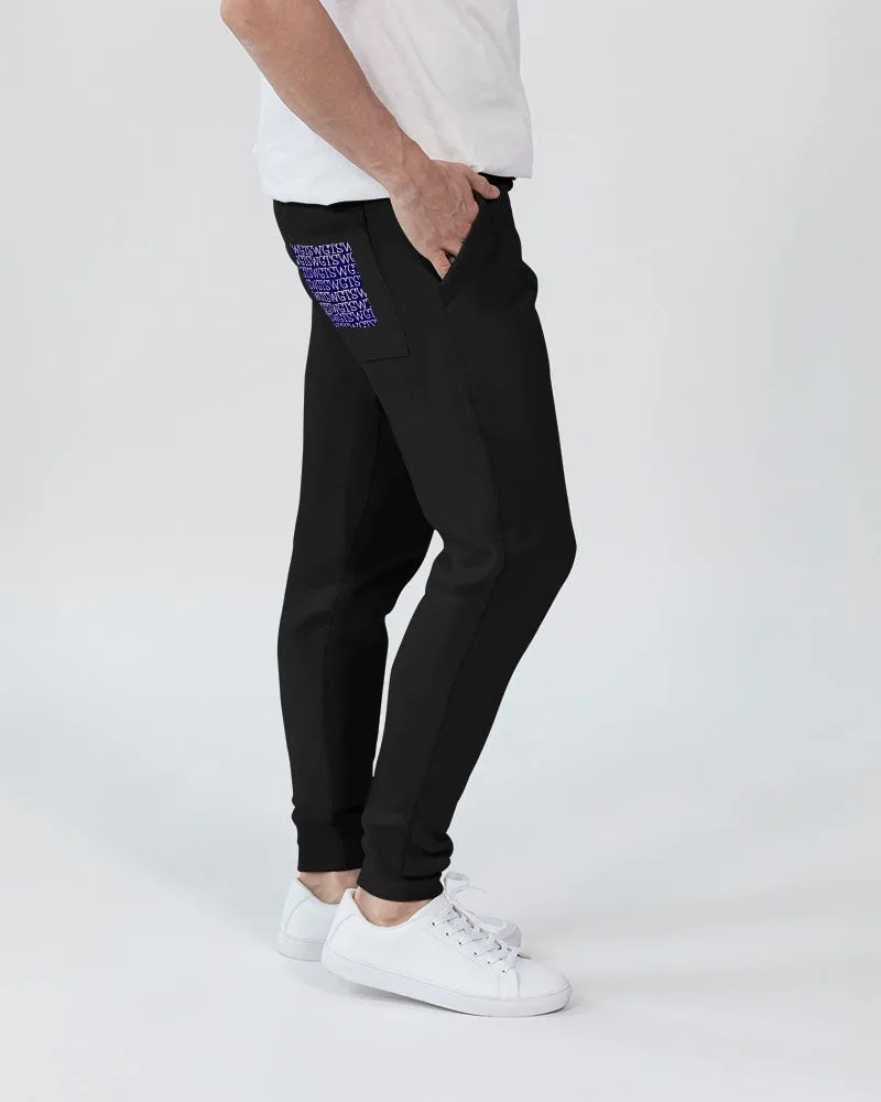 TSWG Repeat - Blue Unisex Premium Fleece Joggers | Lane Seven - Ships from The US