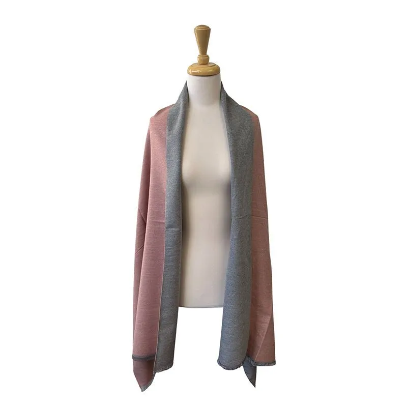 Two Tone Premium Wool Scarf