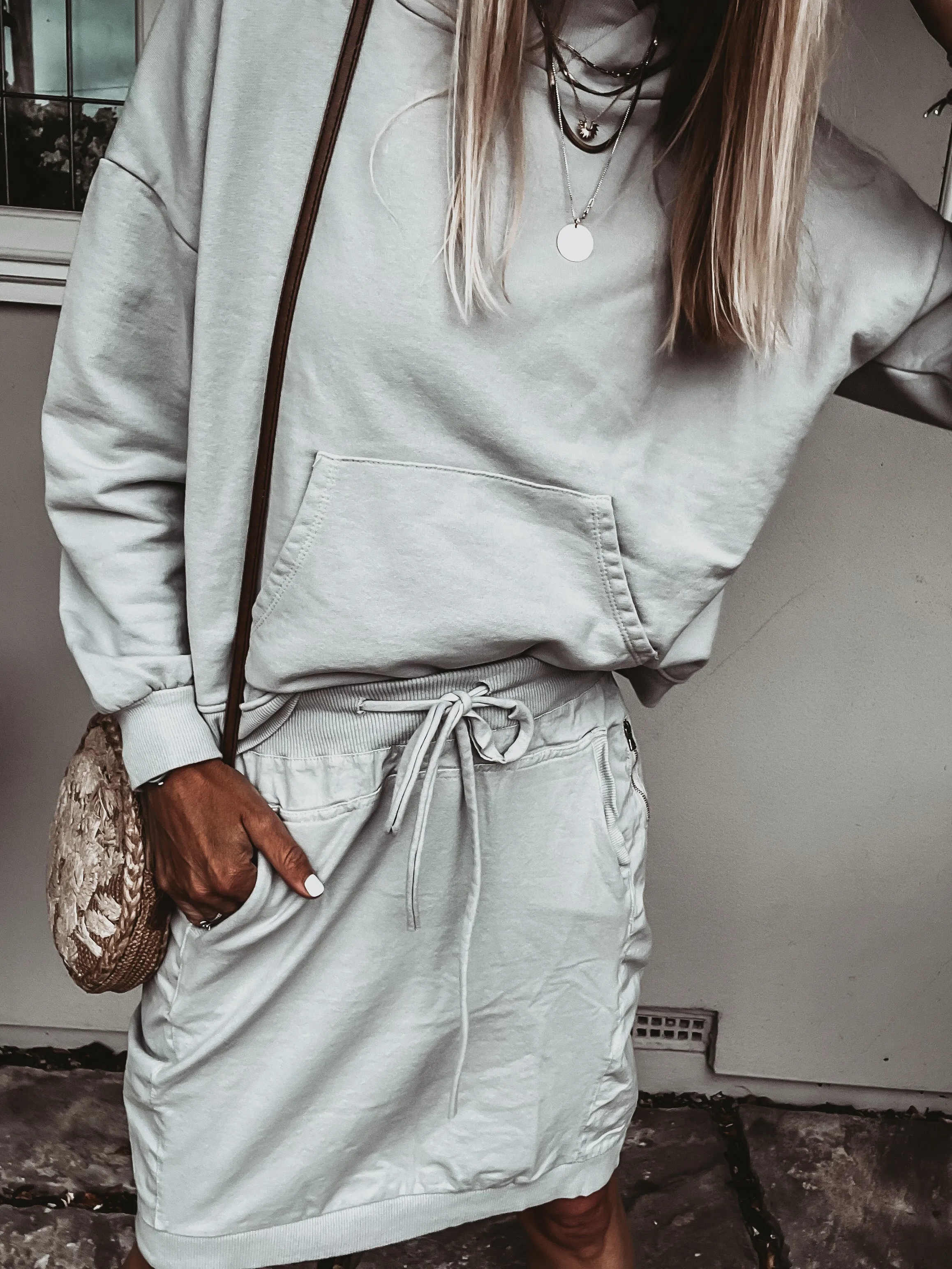 ULTIMATE LIGHT GREY ultimate super slouchy relaxed hoody *NEW*