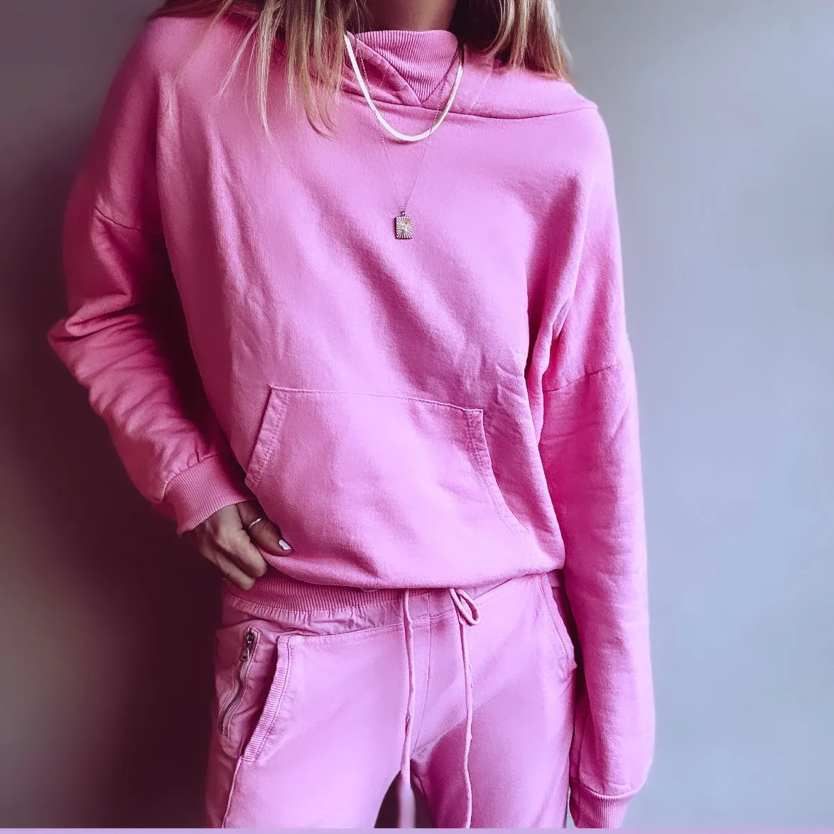 ULTIMATE PINK super slouchy relaxed hoody *NEW*