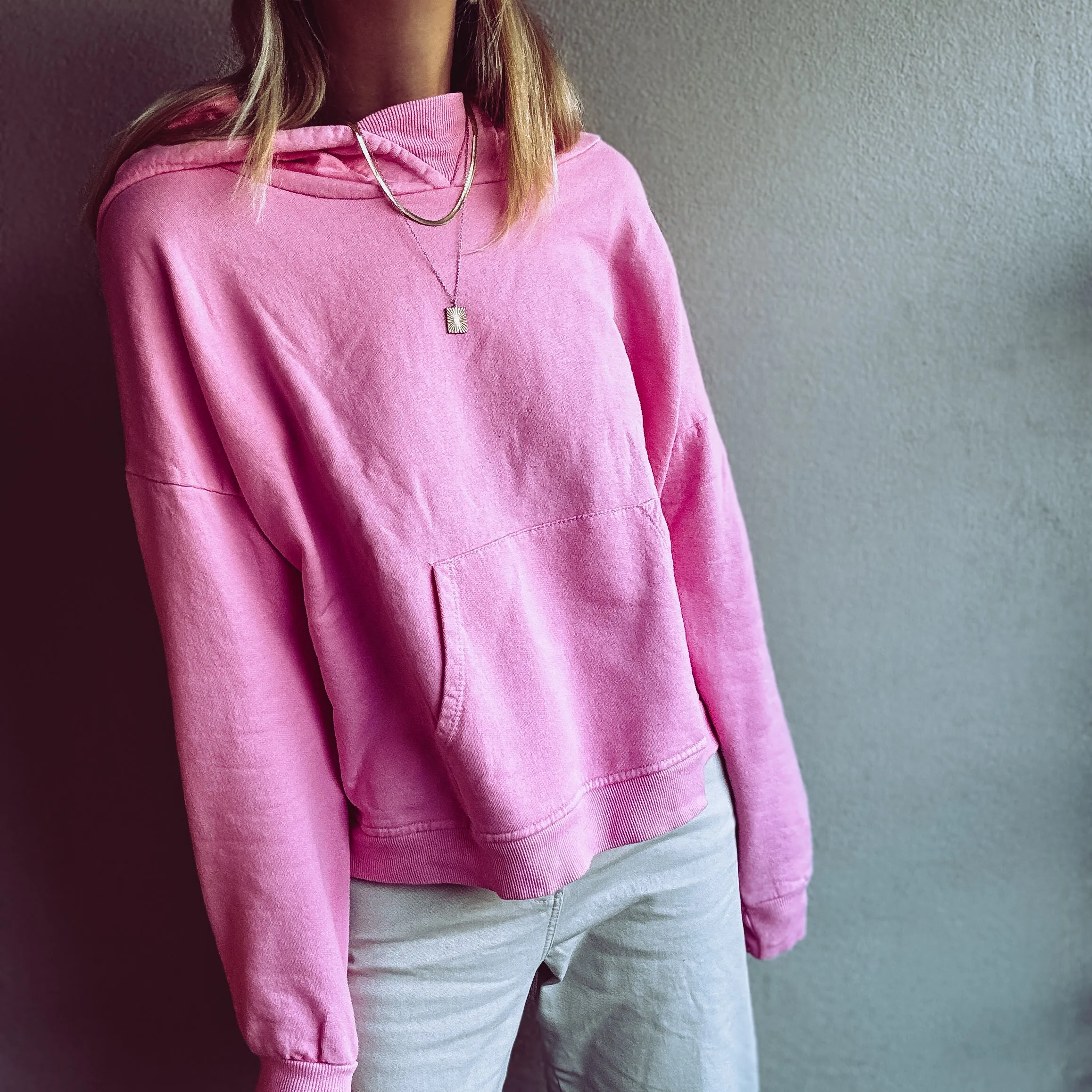 ULTIMATE PINK super slouchy relaxed hoody *NEW*