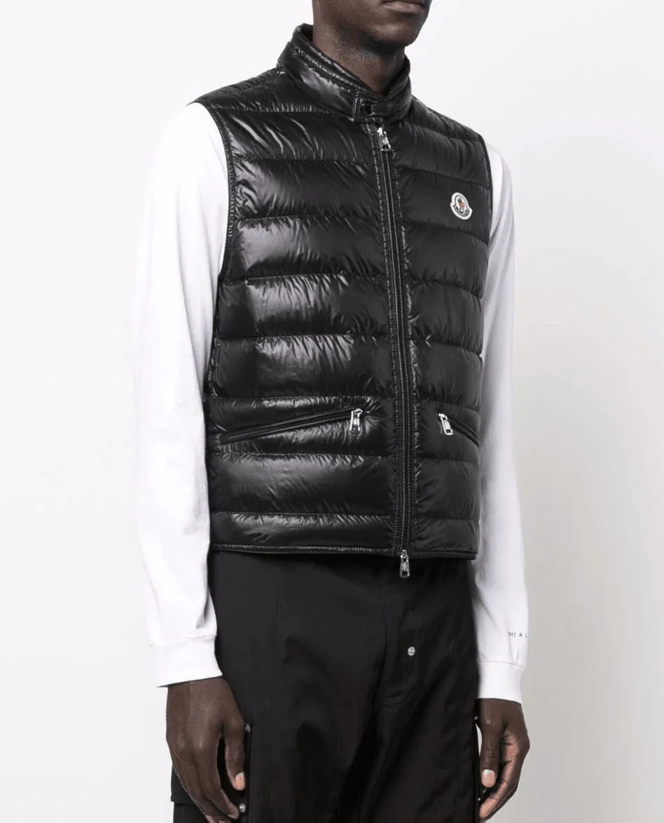 Used Moncler GUI gilet black