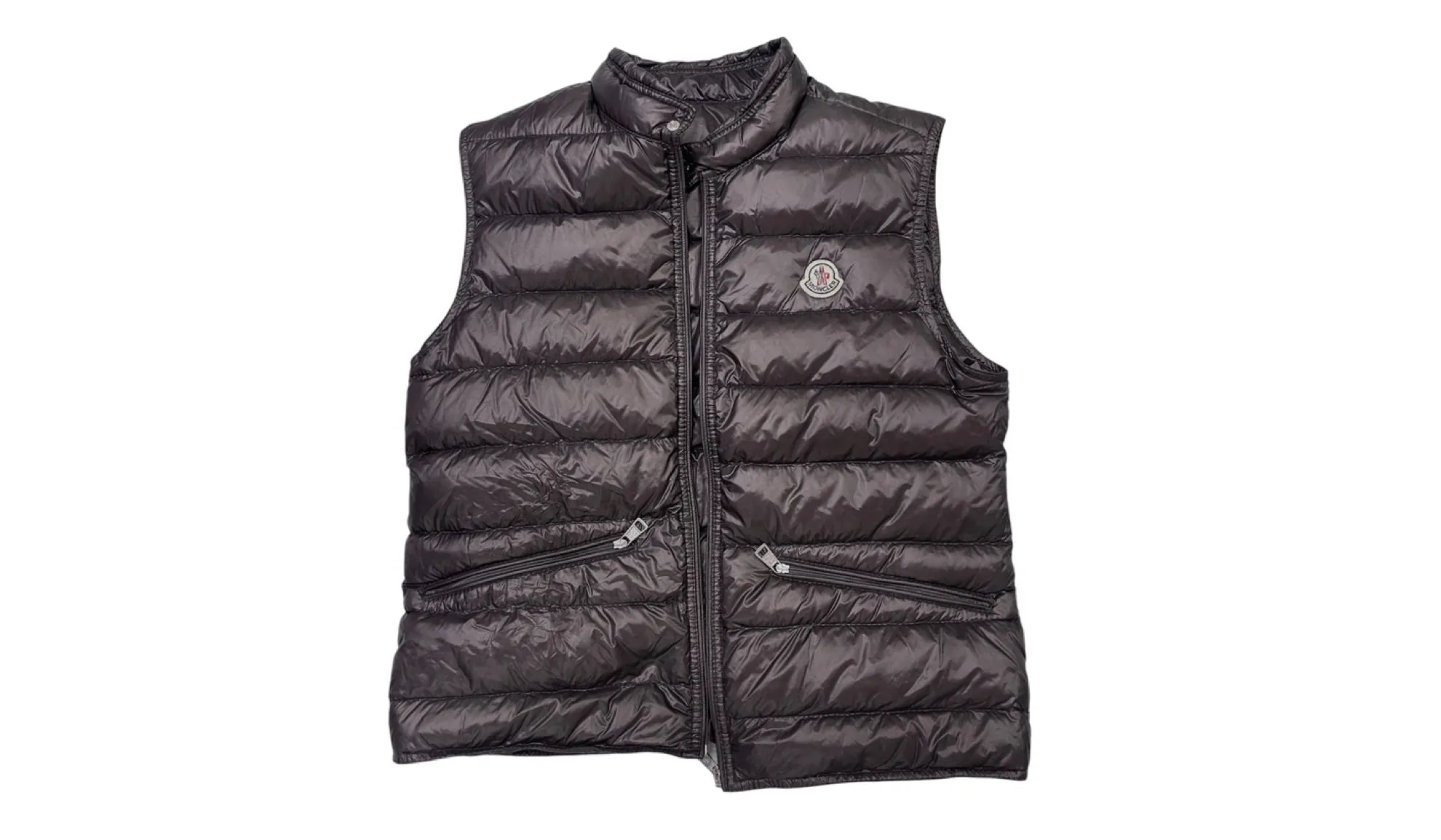 Used Moncler GUI gilet black