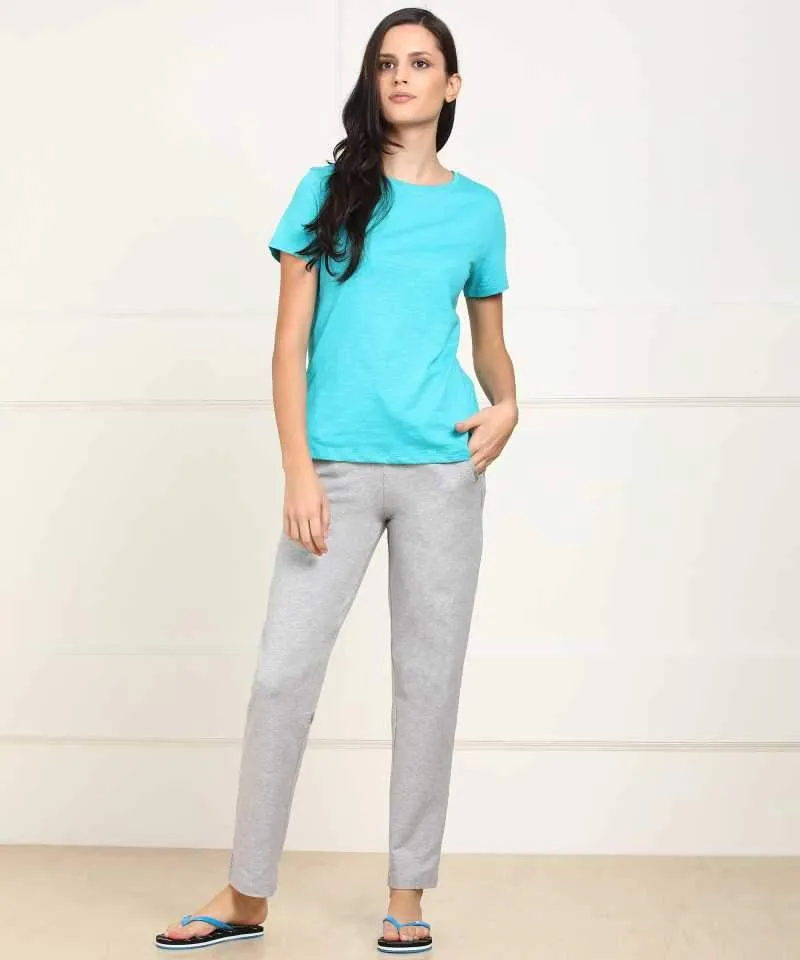 Van Heusen Grey Stretch Pajamas Pants with Pockets for Women