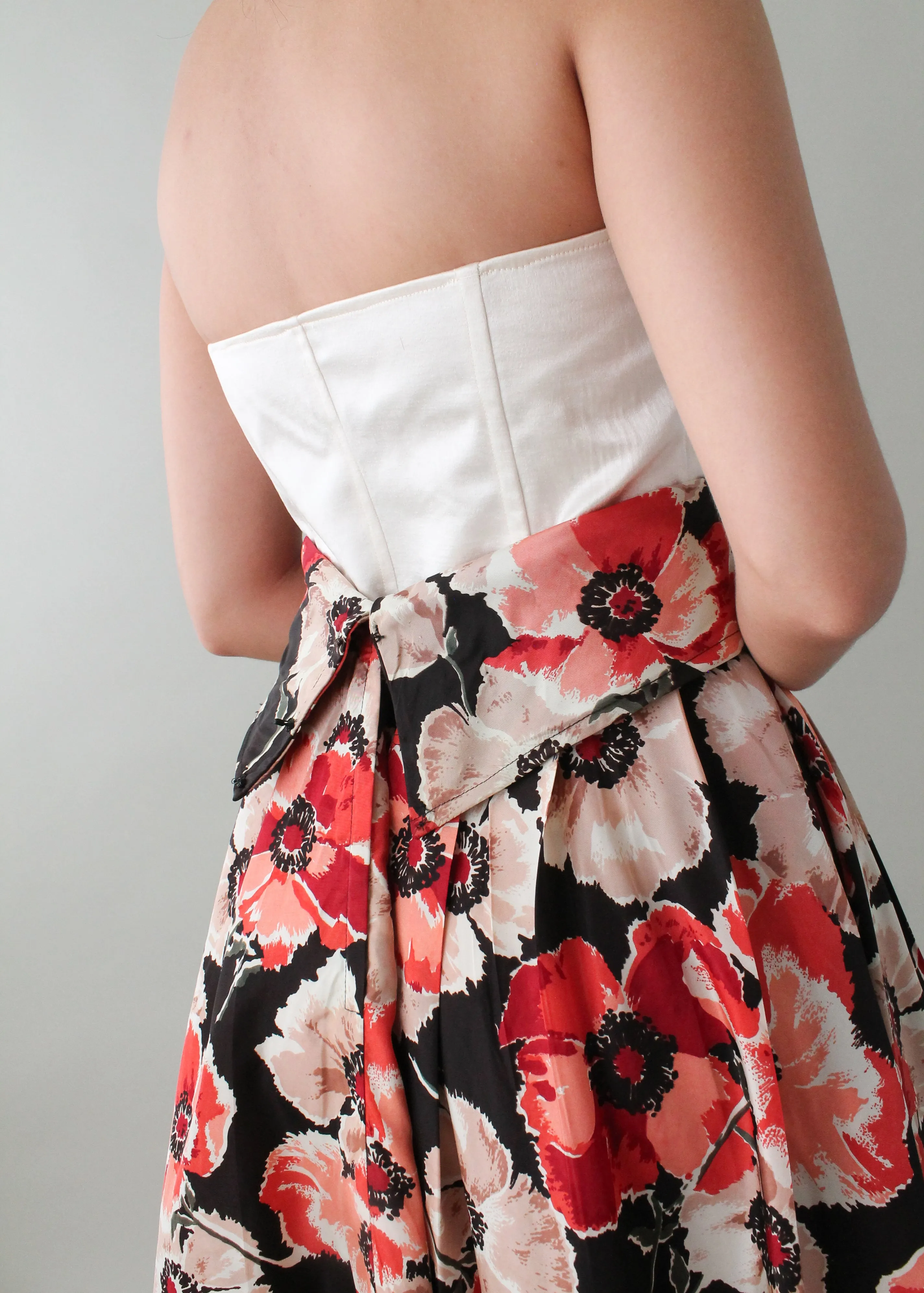 Vintage 1950s Floral Skirt