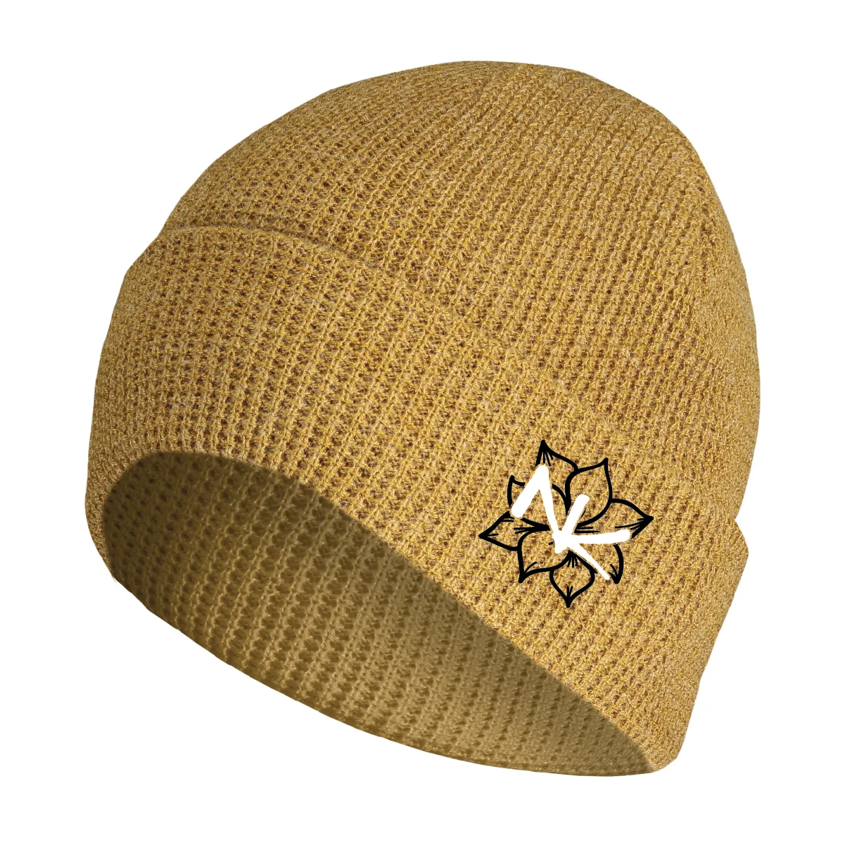 Waffle Knit Cuff Beanie ©