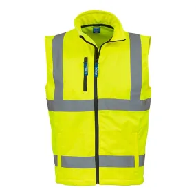 Yoko Hi Vis Softshell Premium Waterproof Gilet